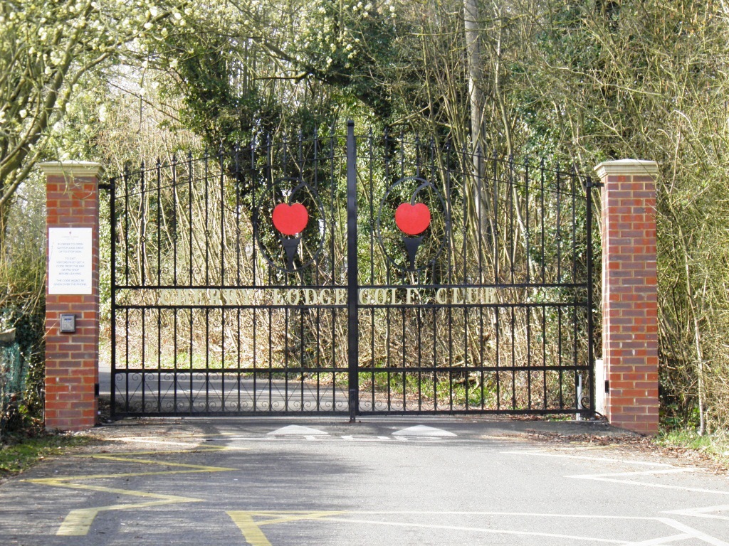 The gates at the club