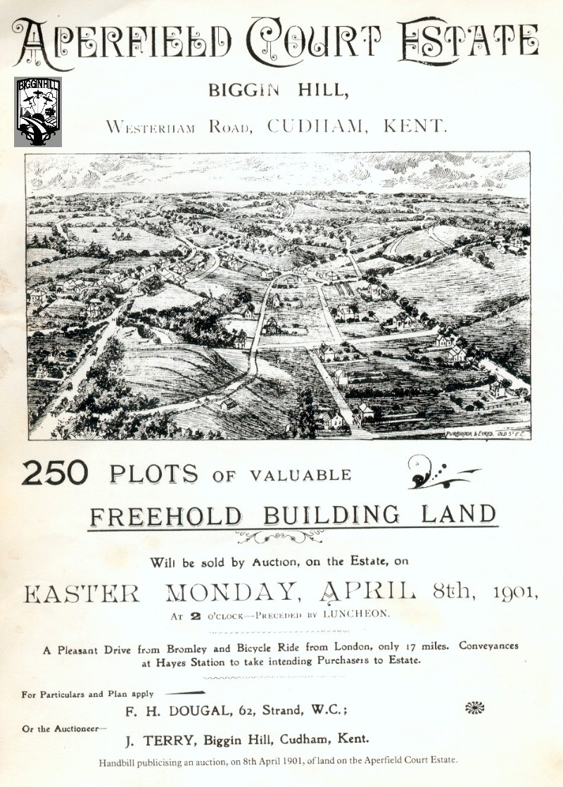 Aperfield Court Estate advert 1901